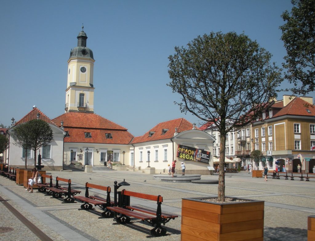 Musée de Podlachie sur la place du marché de Bialystok.