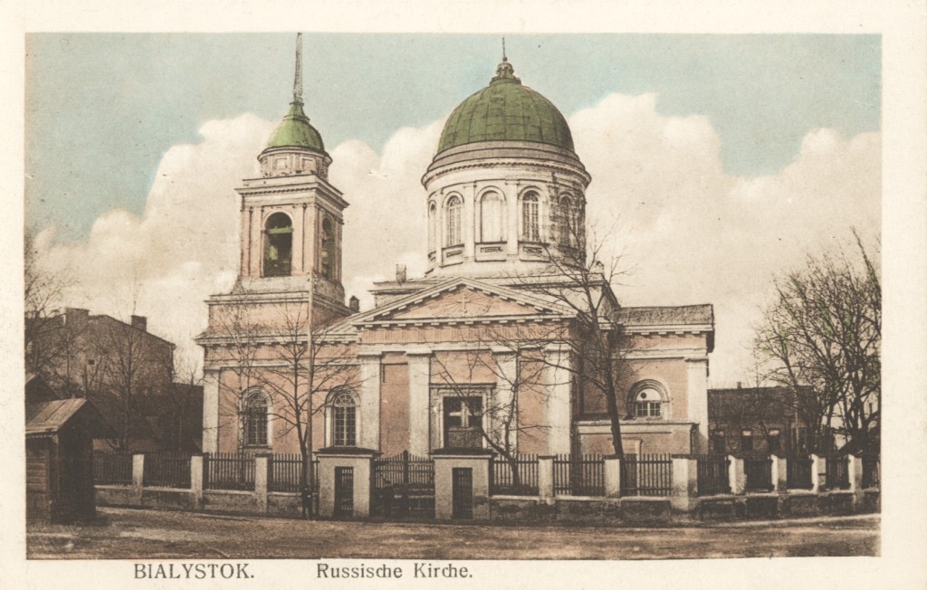 Ancienne photo de l'église orthodoxe de Saint-Nicolas.