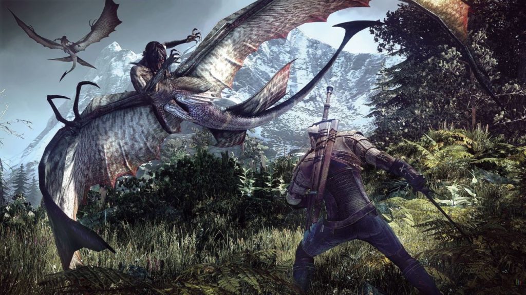 Capture d'écran du jeu The Witcher