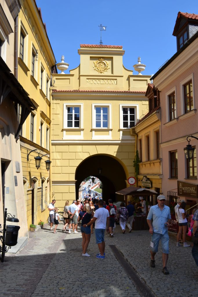 Photo de la porte de Grodzka à Lublin.