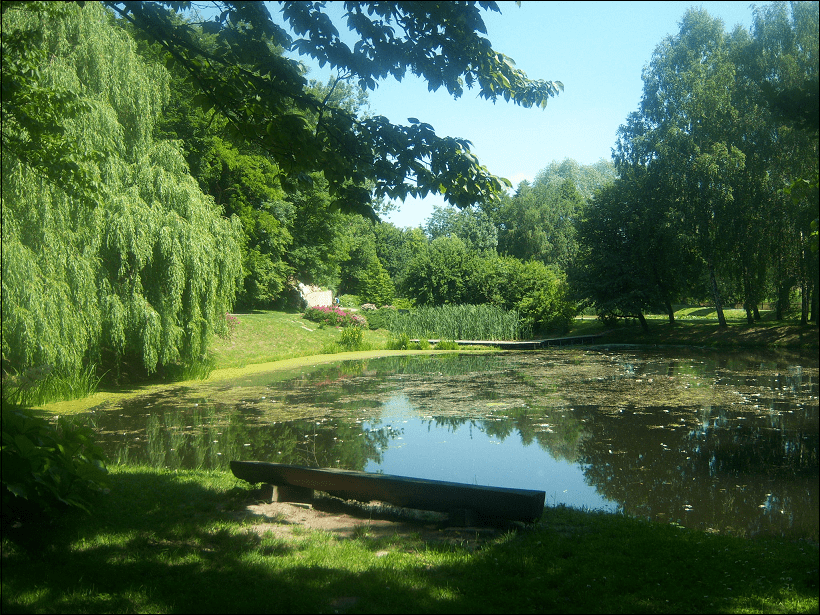Photo du jardin botanique de l'Université Marie Curie-Skłodowska à Lublin.