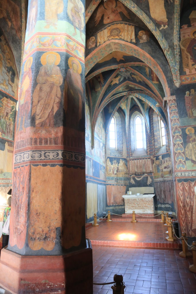 Photo de l'intérieur de la chapelle de la Sainte Trinité, à visiter dans Lublin.