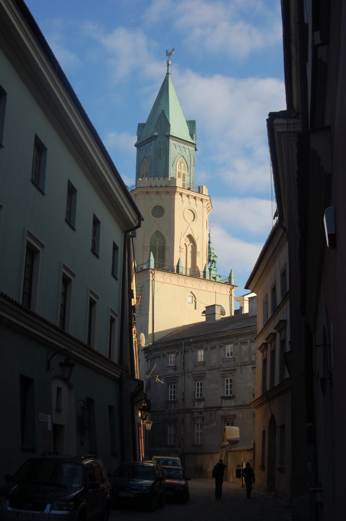 Photo de la tour de la trinité de Lublin.