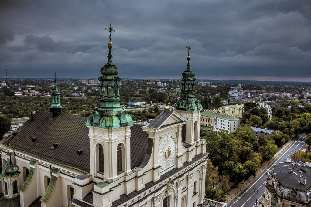 Photo de la cathédrale de Saint Jean-Baptiste, à visiter dans Lublin.