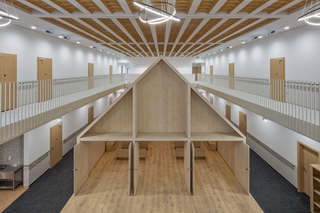 Centre d'hébergement sans abris à Varsovie en Pologne