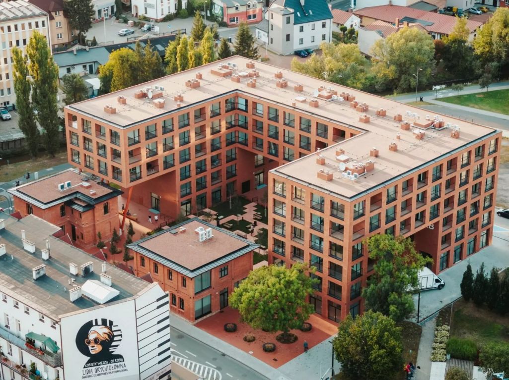 Logements sociaux à Rybnik en Pologne