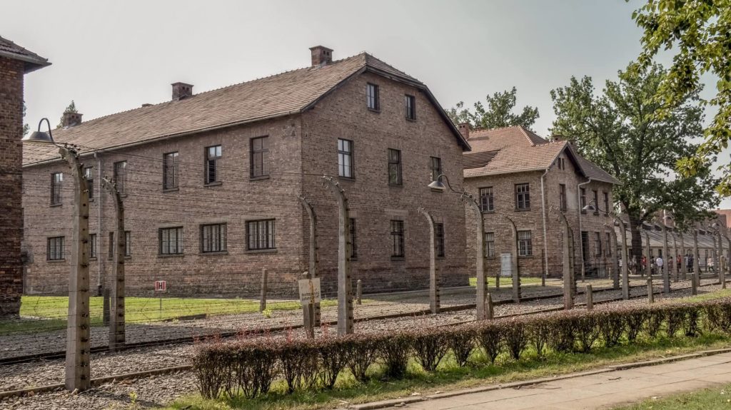 Camp de concentration Nazi Auschwitz Birkenau près de Cracovie