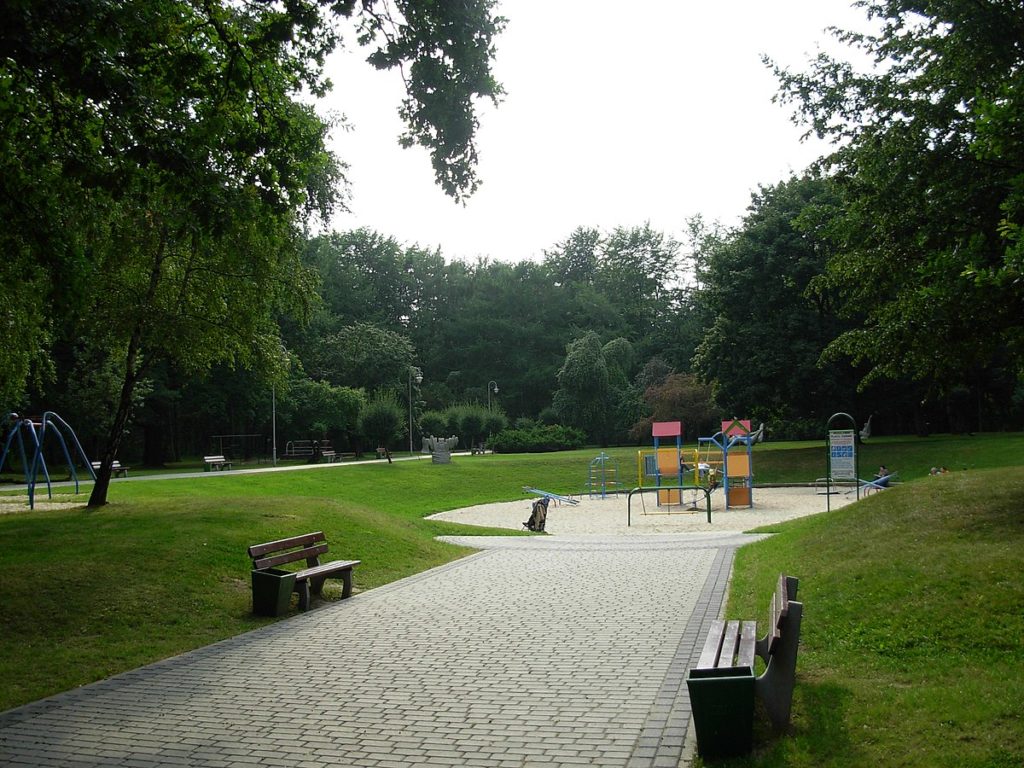 Le Parc Kościuszko, situé au centre de la ville. 